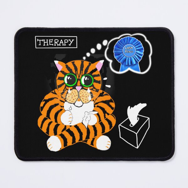 Item preview, POLITOCAT is sad at Therapy by Sarnia de la Maré designed and sold by Tale Teller Club.