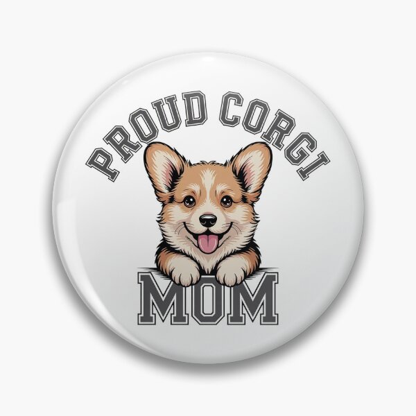 Artikelvorschau, Stolze Corgi-Mama – Süßes Geschenk für Hundeliebhaber und Corgi-Besitzer entworfen und verkauft von Cool-cat-art.