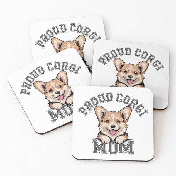 Artikelvorschau, Stolze Corgi-Mama – Süßes Geschenk für Hundeliebhaber und Corgi-Besitzer entworfen und verkauft von Cool-cat-art.
