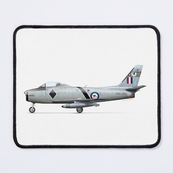 Item preview, CAC Sabre A94-983 designed and sold by Grubby Fingers Aircraft Illustration.