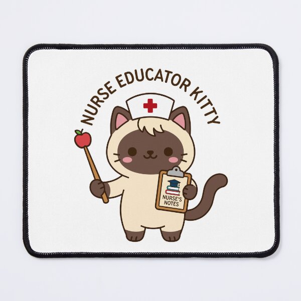 Item preview, Nurse Educator Kitty – Cute Nursing Instructor Cat designed and sold by officinelala.