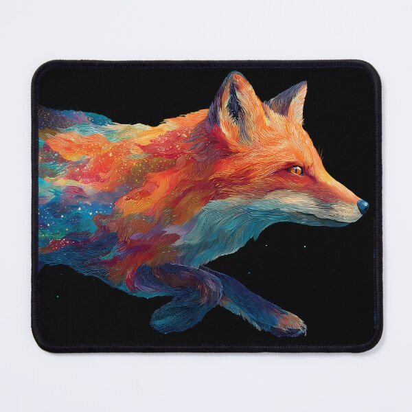 Item preview, Animal Cosmic Fox Dreamlike Celestial Galaxy Colors Aesthetic designed and sold by ART ATTACK ZONE.