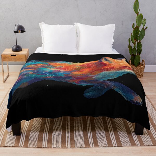 Item preview, Animal Cosmic Fox Dreamlike Celestial Galaxy Colors Aesthetic designed and sold by ART ATTACK ZONE.