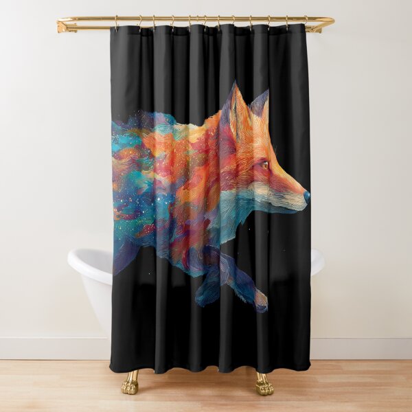 Item preview, Animal Cosmic Fox Dreamlike Celestial Galaxy Colors Aesthetic designed and sold by ART ATTACK ZONE.