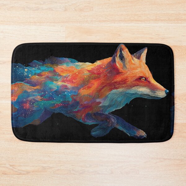 Item preview, Animal Cosmic Fox Dreamlike Celestial Galaxy Colors Aesthetic designed and sold by ART ATTACK ZONE.