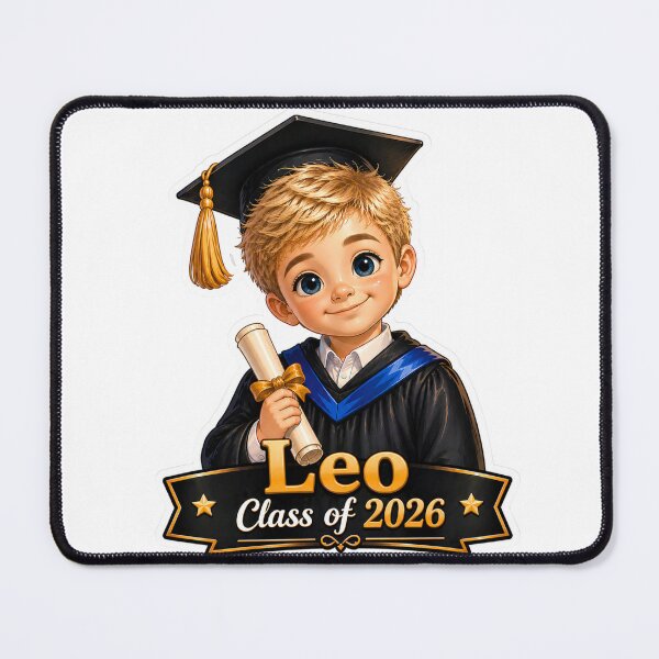 Item preview, Cute Kindergarten Graduation Boy Liam Class of 2026 Sticker designed and sold by JoyPopSticker.