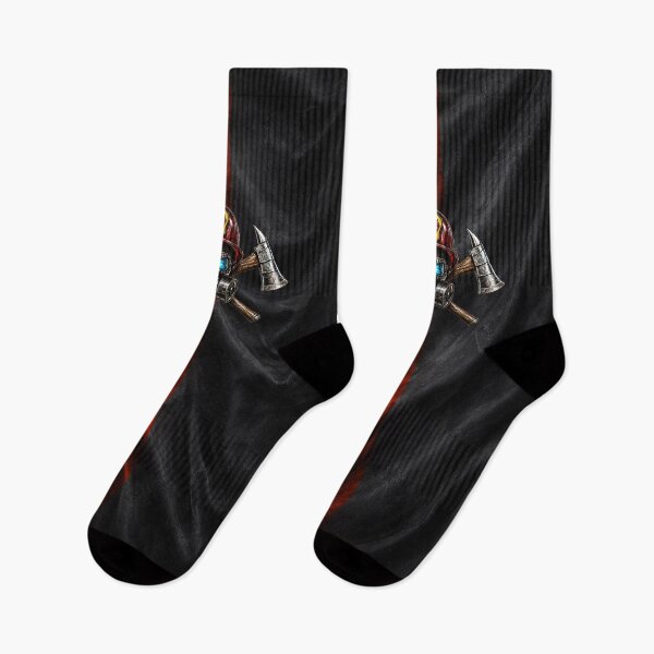 Item preview, Thin Red Line Firefighter Skull Axes Flag Design designed and sold by artistwill.