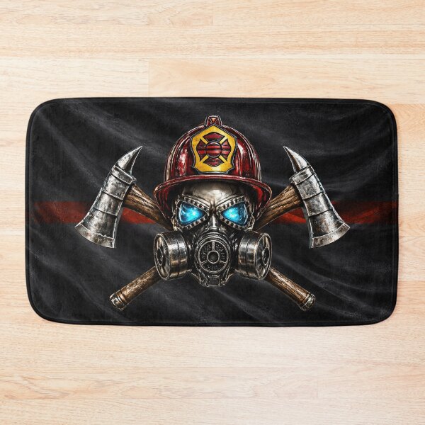 Item preview, Thin Red Line Firefighter Skull Axes Flag Design designed and sold by artistwill.