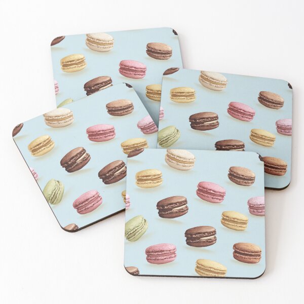 Item preview, Sweet Macaron Dessert French Cookie Pattern designed and sold by NicolasGlowArt.