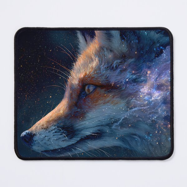 Item preview, True Cosmic Fox Dreamlike Celestial Galaxy Colors Aesthetic designed and sold by ART ATTACK ZONE.