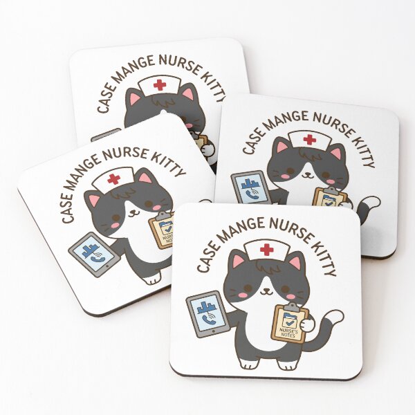 Item preview, Case Manager Nurse Kitty – Cute Case Management Nurse Cat designed and sold by officinelala.