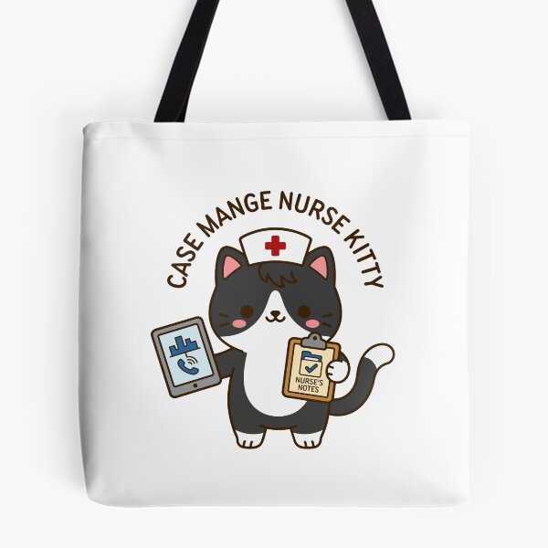 Item preview, Case Manager Nurse Kitty – Cute Case Management Nurse Cat designed and sold by officinelala.