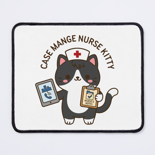Item preview, Case Manager Nurse Kitty – Cute Case Management Nurse Cat designed and sold by officinelala.