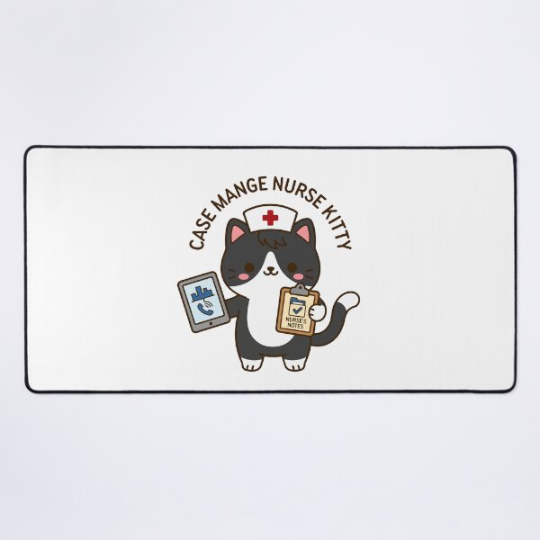 Item preview, Case Manager Nurse Kitty – Cute Case Management Nurse Cat designed and sold by officinelala.