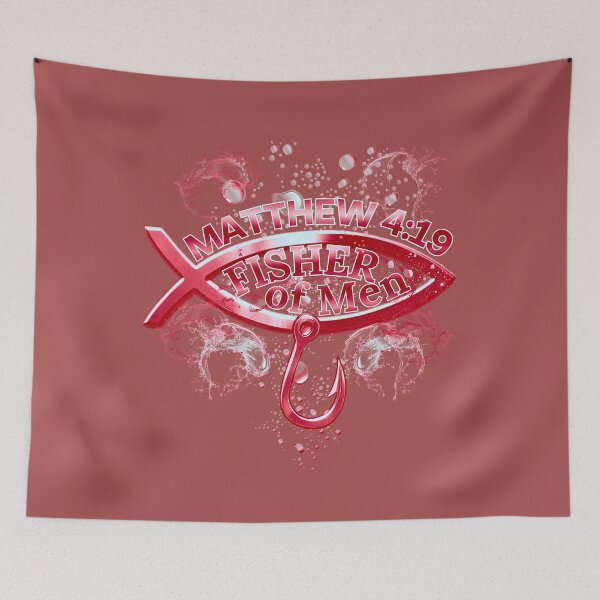 Item preview,  Fisher of Men: Ichthys Red designed and sold by Tripp Art Studio.