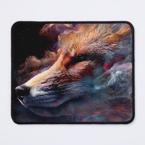 Item preview, False Cosmic Fox Dreamlike Celestial Galaxy Colors Aesthetic designed and sold by ART ATTACK ZONE.