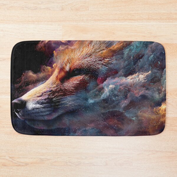 Item preview, False Cosmic Fox Dreamlike Celestial Galaxy Colors Aesthetic designed and sold by ART ATTACK ZONE.