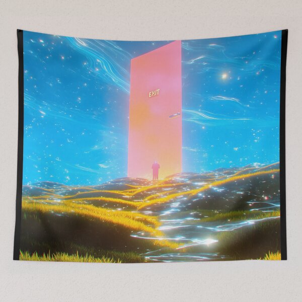 Item preview, The EXIT Door - Dreamcore Digital Art designed and sold by EpicMaan.