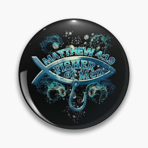 Item preview, Fisher of Men: Ichthys Blue designed and sold by Tripp Art Studio.