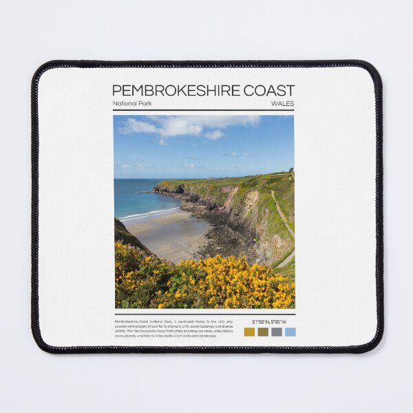 Item preview, Pembrokeshire Coast National Park - Wales  designed and sold by StudioRedKoala.