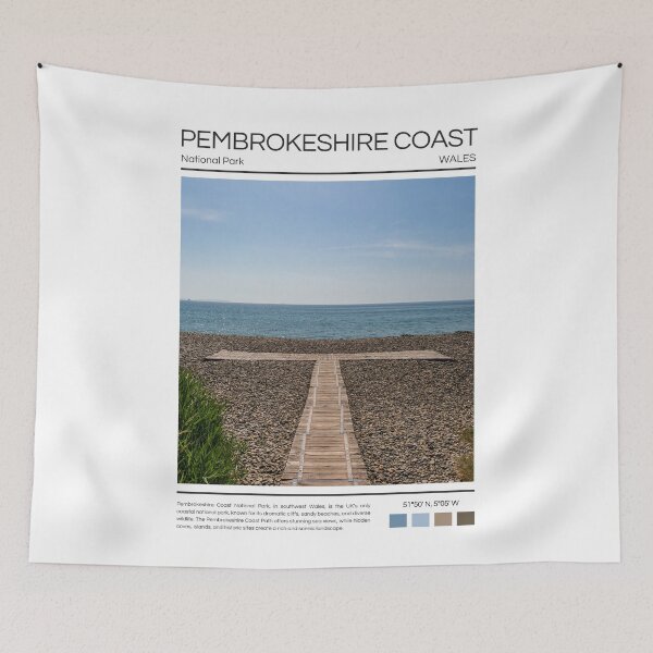 Item preview, Pembrokeshire Coast National Park - Wales  designed and sold by StudioRedKoala.