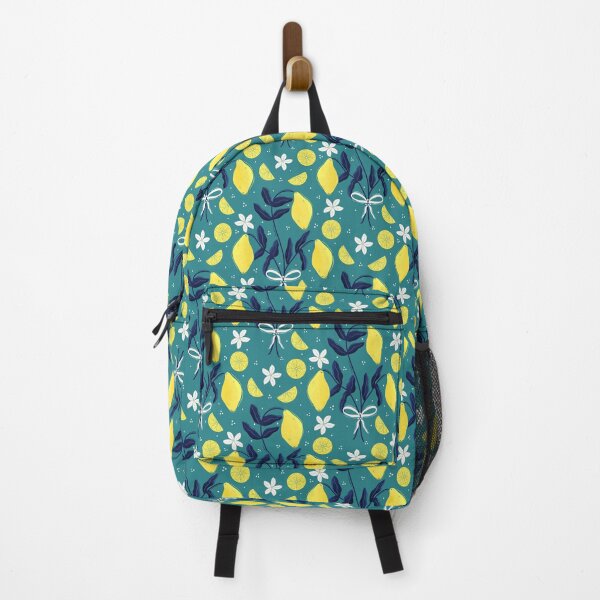 Item preview, Lemon Bouquet in Aqua designed and sold by designsbyklm.