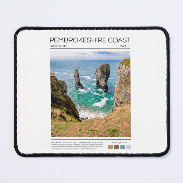 Item preview, Pembrokeshire Coast National Park - Wales designed and sold by StudioRedKoala.
