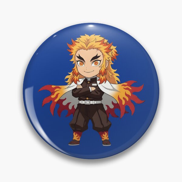 Item preview, Chibi Kyojuro Rengoku Flame Hashira Art designed and sold by Innova_Creations.