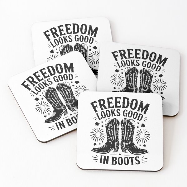 Item preview, Freedom Looks Good In Boots designed and sold by theartfulaspie.