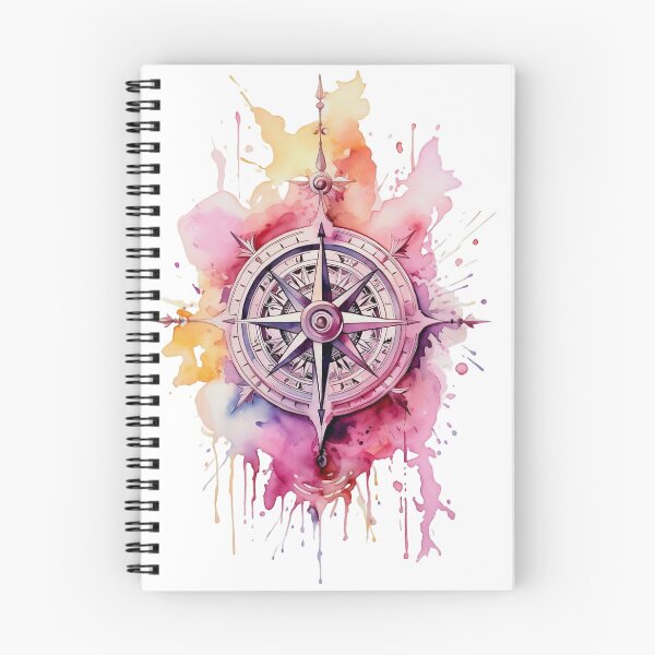 Item preview, compass in realistic pink colors designed and sold by Lellenatavarez.