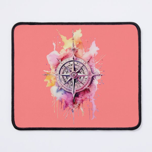 Item preview, compass in realistic pink colors designed and sold by Lellenatavarez.