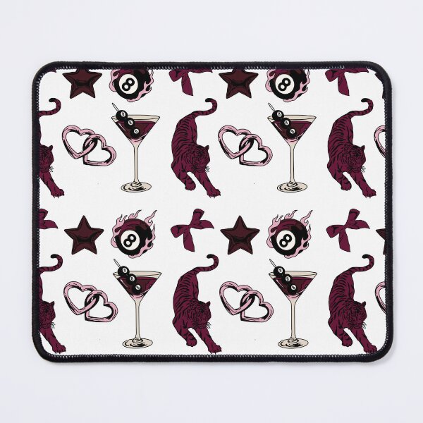 Item preview, Coquette Aesthetic Sticker Pack | Dark Coquette Y2K Pink Goth Stickers (Tiger, Martini, 8 Ball, Bow) – 6 Pack designed and sold by anahehe.