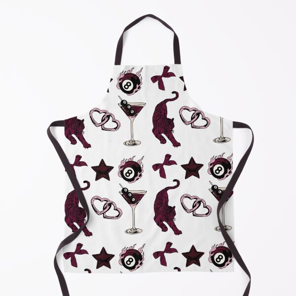 Item preview, Coquette Aesthetic Sticker Pack | Dark Coquette Y2K Pink Goth Stickers (Tiger, Martini, 8 Ball, Bow) – 6 Pack designed and sold by anahehe.