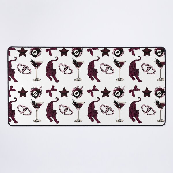 Item preview, Coquette Aesthetic Sticker Pack | Dark Coquette Y2K Pink Goth Stickers (Tiger, Martini, 8 Ball, Bow) – 6 Pack designed and sold by anahehe.