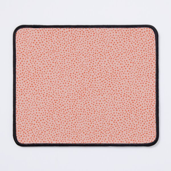 Item preview, Light red hand-drawn dots on a rose pink background designed and sold by Hanna McCown.