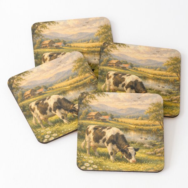 Item preview, Cow in Sunny Meadow designed and sold by JonelleTshirts.