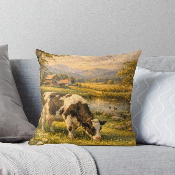 Item preview, Cow in Sunny Meadow designed and sold by JonelleTshirts.