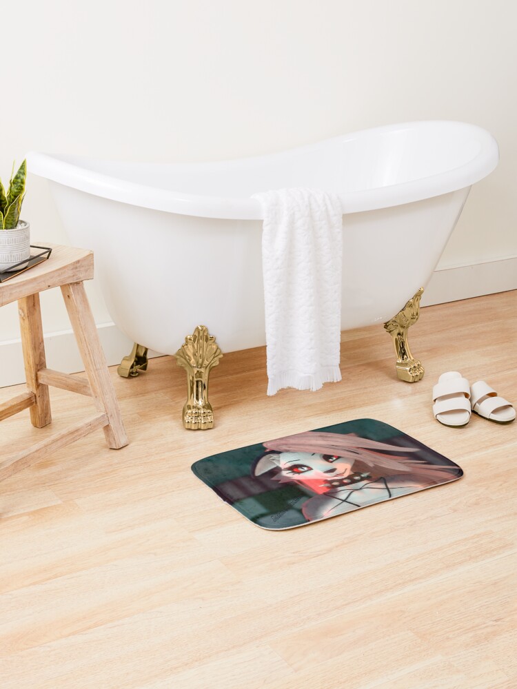 Thumbnail 2 of 6, Bath Mat, Bleh designed and sold by RoxyNSFW.