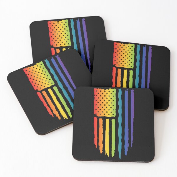 Item preview, LGBTQ Pride Rainbow USA Flag Equality Design designed and sold by WillandWent.