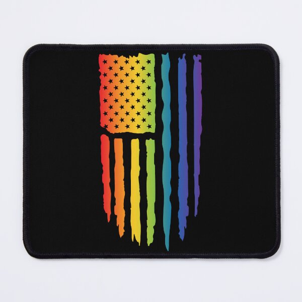 Item preview, LGBTQ Pride Rainbow USA Flag Equality Design designed and sold by WillandWent.