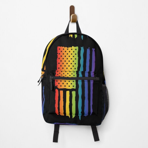 Item preview, LGBTQ Pride Rainbow USA Flag Equality Design designed and sold by WillandWent.