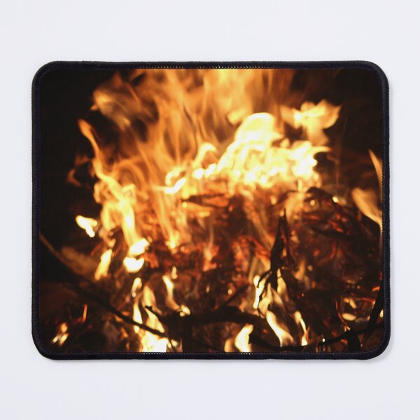 Item preview, Wild Bonfire Flames Dark Fire Photography designed and sold by Dreams Area.