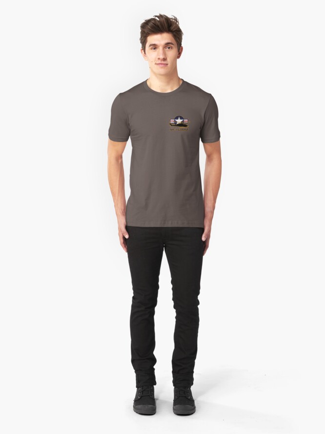 Alternate view of AH-1 Cobra Helicopter Slim Fit T-Shirt