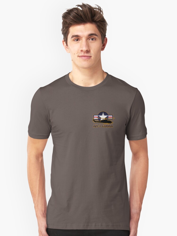 Alternate view of AH-1 Cobra Helicopter Slim Fit T-Shirt