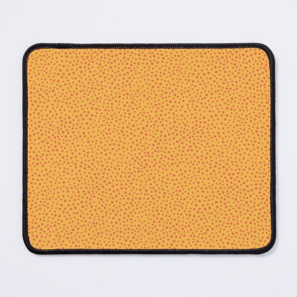 Item preview, Light red hand-drawn dots on a orange background designed and sold by Hanna McCown.