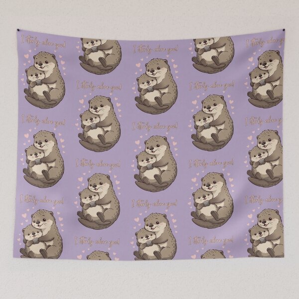 Item preview, I Otterly Adore You! designed and sold by LauraMK.