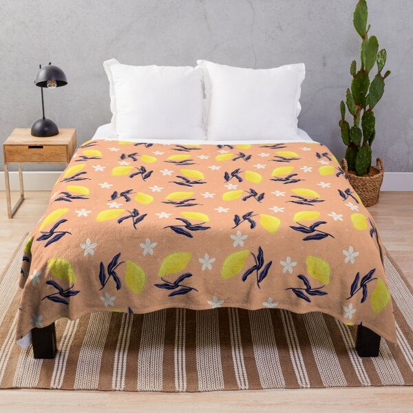Item preview, Lemon Branch in Peach designed and sold by designsbyklm.