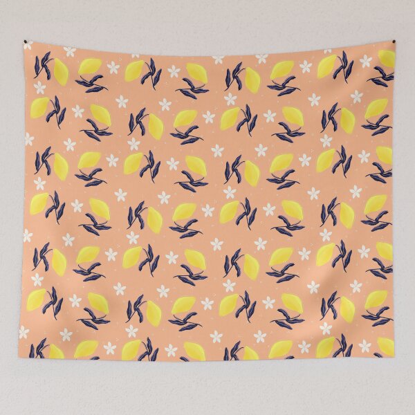 Item preview, Lemon Branch in Peach designed and sold by designsbyklm.