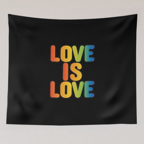 Item preview, Rainbow Love Is Love LGBTQ Equality Design designed and sold by WillandWent.
