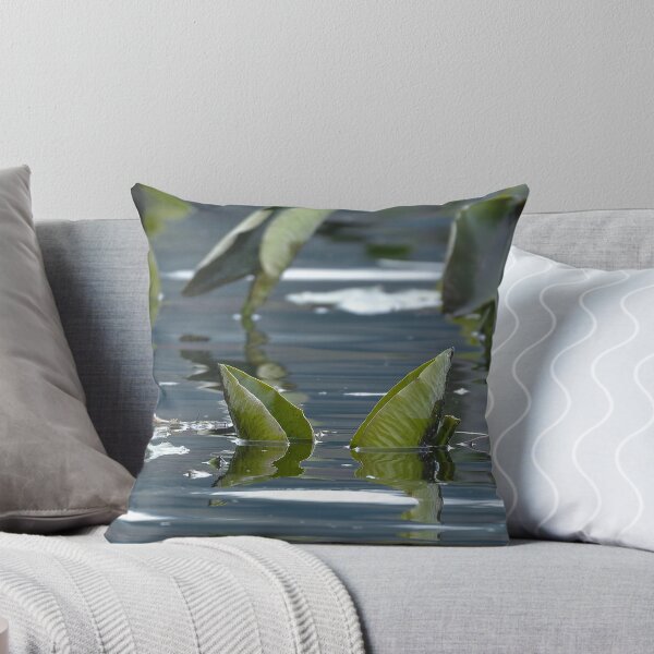 Item preview, Xpan image of lake plants floating on the water's surface designed and sold by lisavonbiela.
